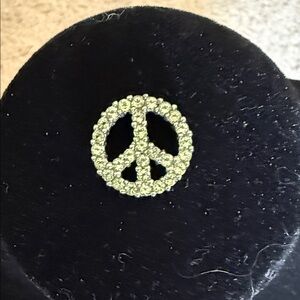 Peridot Peace Sign Pendant